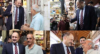 Başkan Gülpınar, Tarihi Çarşıda Esnafla Buluştu
