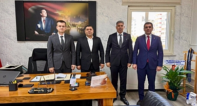 Başkan İmambakır Alkan Vali Yardımcısı Metehan Toy ve Birecik Kaymakamı Mustafa Gürbüz'ü ziyaret etti