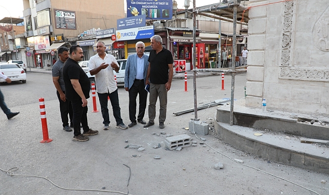 Başkan İnan devam eden çalışmaları yerinde inceledi
