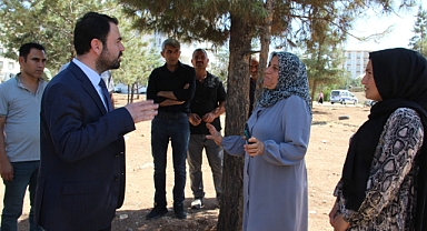 Ceylanpınar’da Yeşil Alan Tahribatına Mahalle Sakinlerinden Tepki