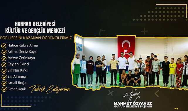 Harran Belediyesi kurslarıyla hayaller gerçek oldu