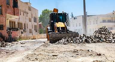 Harran Belediyesi’nden Süleyman Demirel Mahallesi’nde Üstyapı Atağı