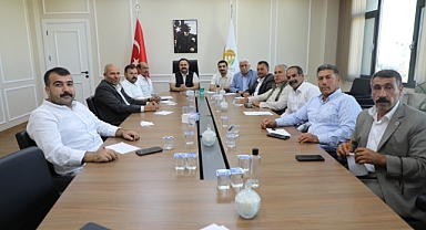 Muhtarlardan Eş Başkan İnan'a Ziyaret