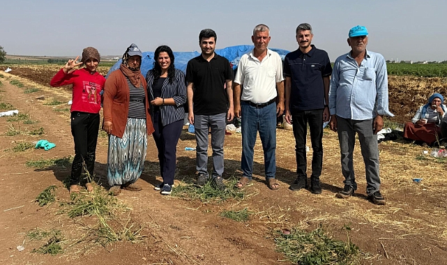 Suruç eş başkanlarından tarım işçilerine destek