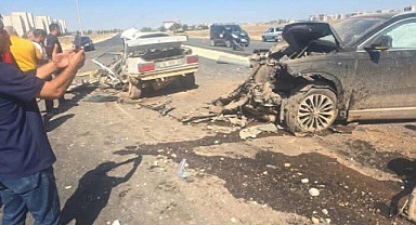 Viranşehir yeni çevre yolunda feci kaza! Yaralılar var