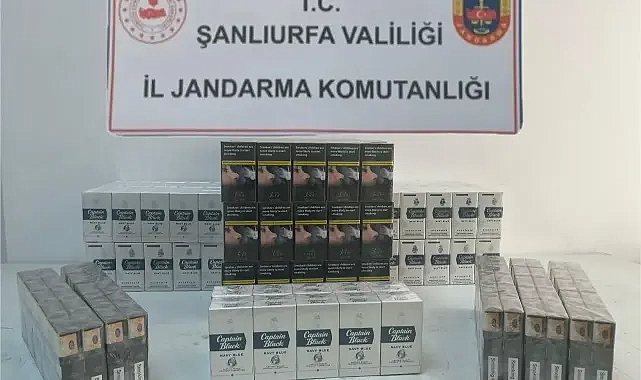 Şanlıurfa İl Jandarma Komutanlığı’ndan Kaçak Sigara Operasyonu