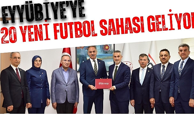 Şanlıurfa’ya Dev Gençlik Yatırımı: Eyyübiye’de 20 Saha İçin İmzalar Atıldı