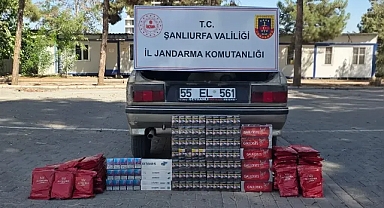 Şanlıurfa'da Kaçak Sigara ve Nargile Tütünü Ele Geçirildi