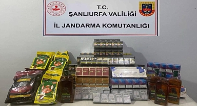 Şanlıurfa'da Kaçak Tütün ve Alkol Operasyonu!