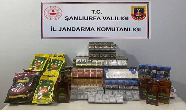Şanlıurfa'da Kaçak Tütün ve Alkol Operasyonu!