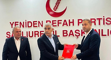 Yeniden Refah Partisi Akçakale İlçe Başkanlığı'na Mehmet Özal getirildi