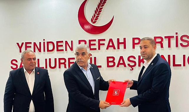 Yeniden Refah Partisi Akçakale İlçe Başkanlığı'na Mehmet Özal getirildi