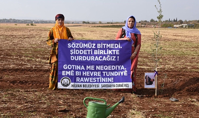 Hilvan’da 25 Kasım Kadına Yönelik Şiddete Karşı Fidan Dikim Programı Düzenlendi