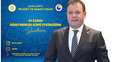 ŞUTSO'dan 24 Kasım Öğretmenler Günü’ne Özel Etkinlik