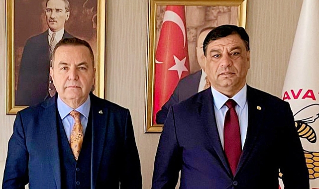 Halil Aslan Genel Başkan İbrahim Çelebi'yi ziyaret etti 