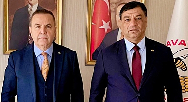 Halil Aslan Genel Başkan İbrahim Çelebi'yi ziyaret etti 