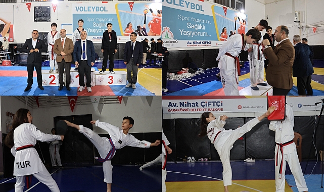 Karaköprü'de Taekwando Turnuvası