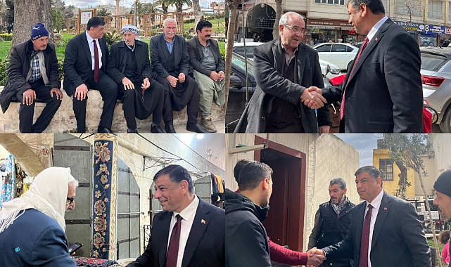 Halil Aslan: Aşağıçarşı esnafını ziyaret etti