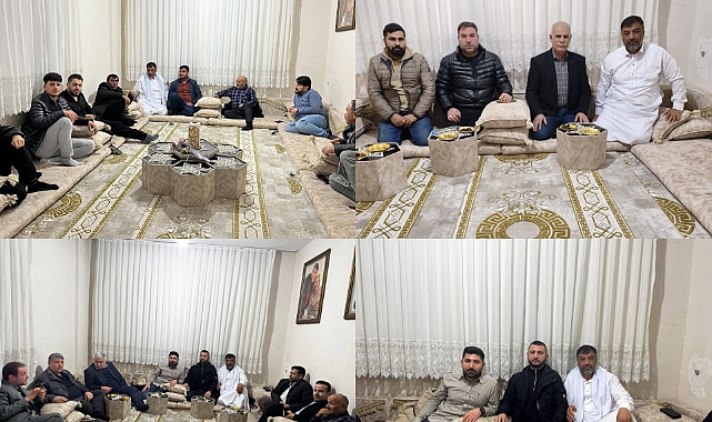 Halil Aslan Umre Dönüşü Tebriklerini Hanesinde Kabul Ediyor