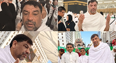 Siyasetçi Halil Aslan Umre vazifesi için kutsal topraklarda