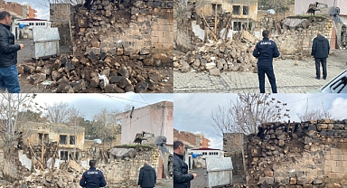 Viranşehir’de Tehlike Arz Eden Metruk Yapılar Yıkılıyor