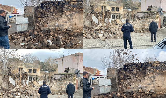 Viranşehir’de Tehlike Arz Eden Metruk Yapılar Yıkılıyor