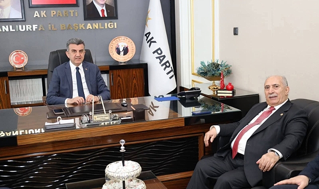 Akyürek’ten AK Parti Şanlıurfa İl Başkanlığı’na Ziyaret