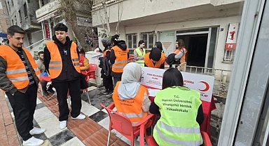 Harran Üniversitesi Viranşehir MYO Öğrencilerinden Örnek Dayanışma!