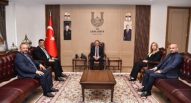 Halil Aslan ve Anavatan Grubu, Vali Hasan Şıldak’ı Ziyaret Etti