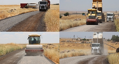 Büyükşehir'den Siverek Kırsalına 13 KM'lik Asfalt Yol Atağı