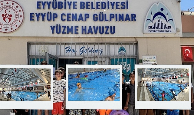 Eyyübiye’de Çocuklar Güvenle Serinliyor